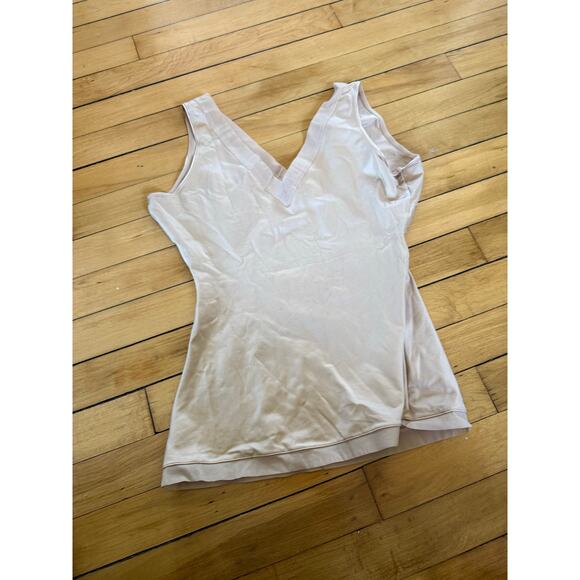 Spanx simplicity double V-neck cami smooth shaping top nude - Picture 3 of 4